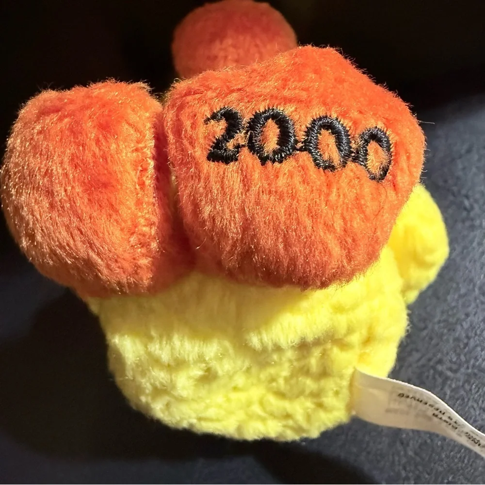 Vintage Avon Paddles the Duck Plush Keychain Full O' Beans millennium collection